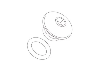 Shimano Öl-Nippel silber zu SG-S700 mit O-Ring