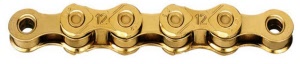 KMC Kette X12 1​/​2″ x 11​/​128″ Ti​-​N Gold – 126 Glieder