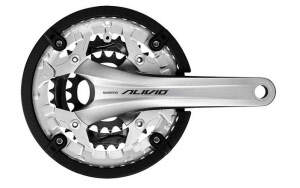 Shimano Kettenradgarnitur ALIVIO FC-T4060 170 mm 44X32X22 Hosenschutz silber